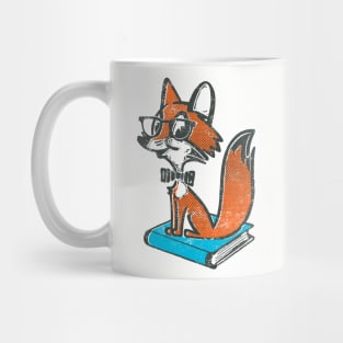 Well Read Fox - Book Geek - Librarian Mug